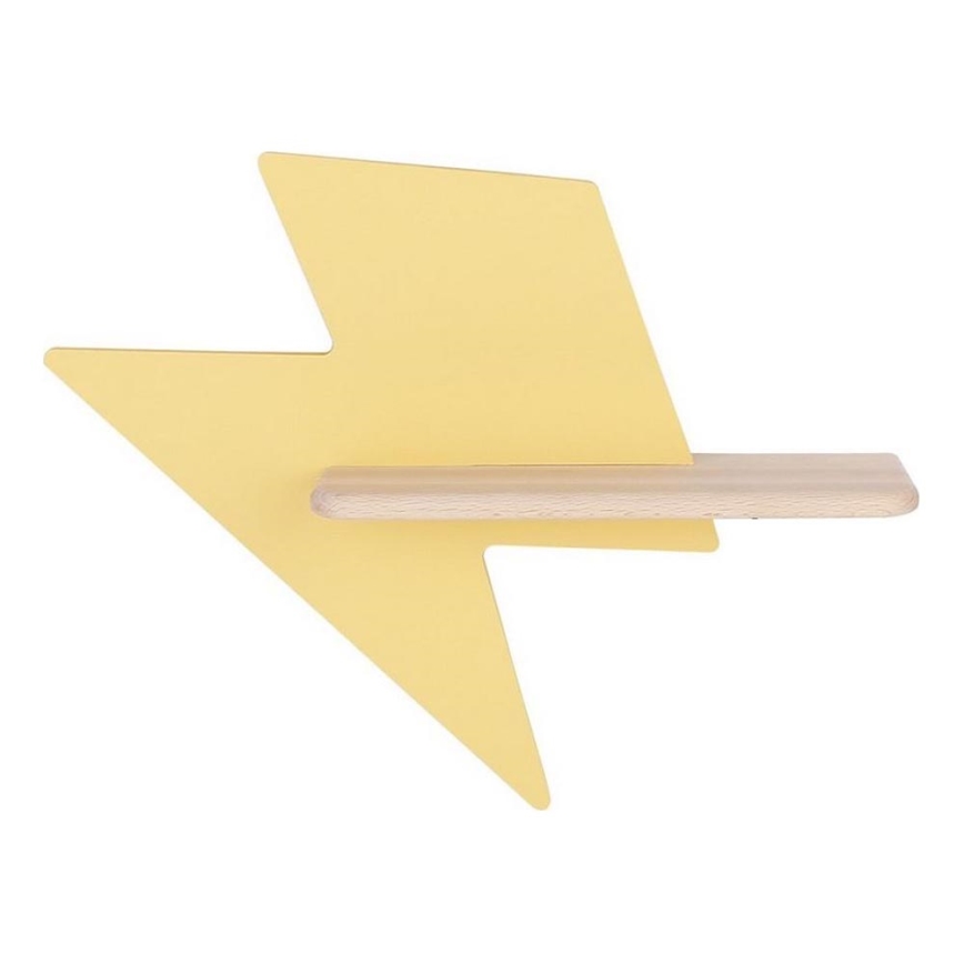 Candeeiro de parede para criança LED com prateleira LIGHTNING LED/4W/230V