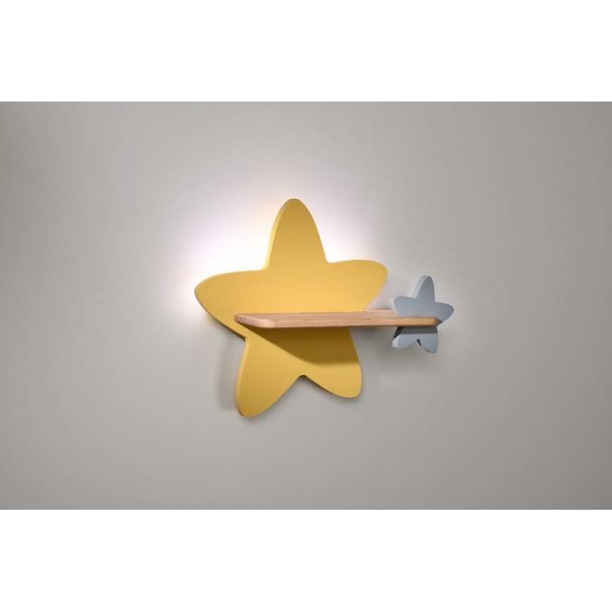 Candeeiro de parede para criança LED com prateleira STAR LED/5W/230V
