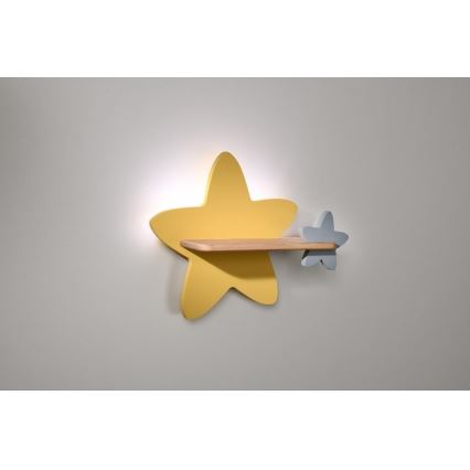 Candeeiro de parede para criança LED com prateleira STAR LED/5W/230V