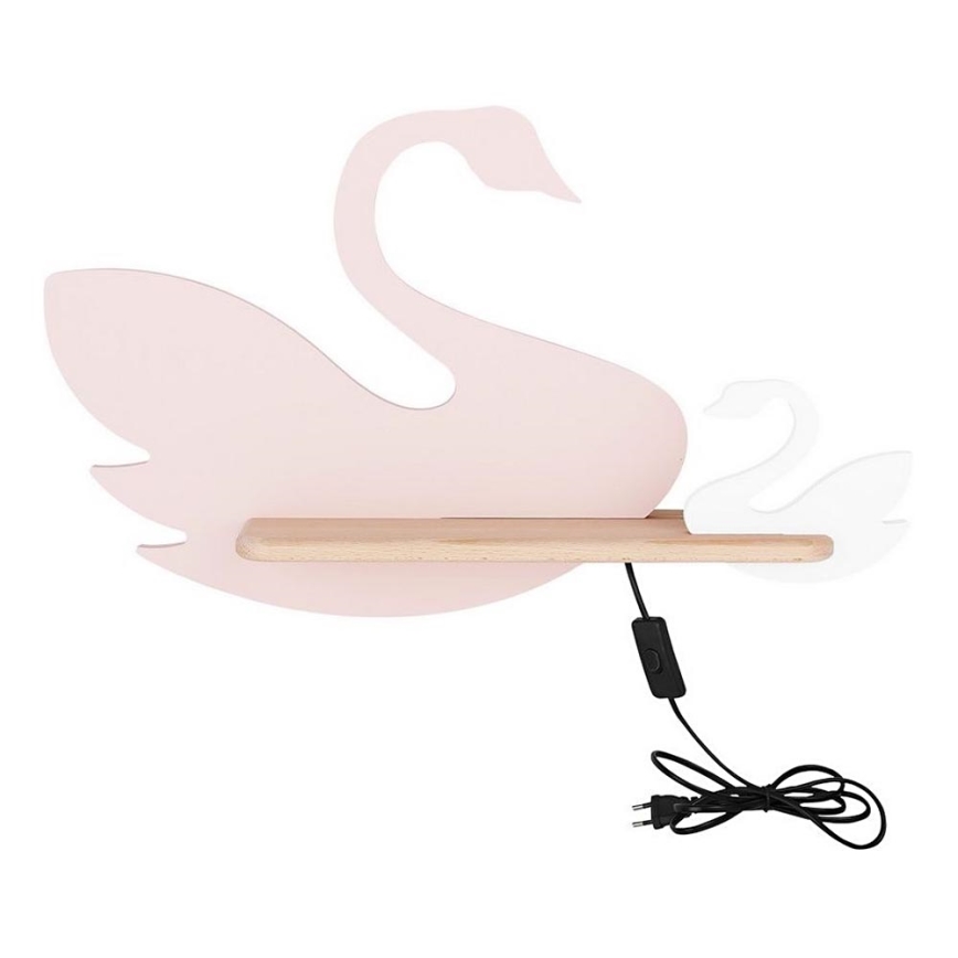 Candeeiro de parede para criança LED com prateleira SWAN LED/5W/230V