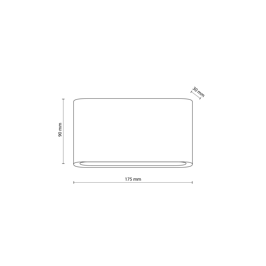 Candeeiro de parede para exterior LED ARWENA M LED/12W/230V IP54 bege