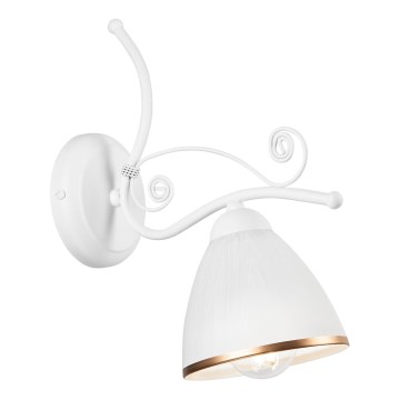 Candeeiro de parede RETRO II 1xE27/60W/230V branco