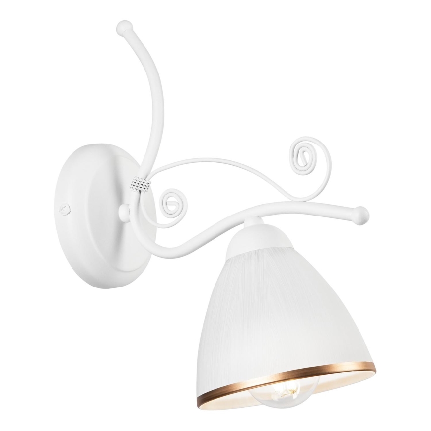 Candeeiro de parede RETRO II 1xE27/60W/230V branco