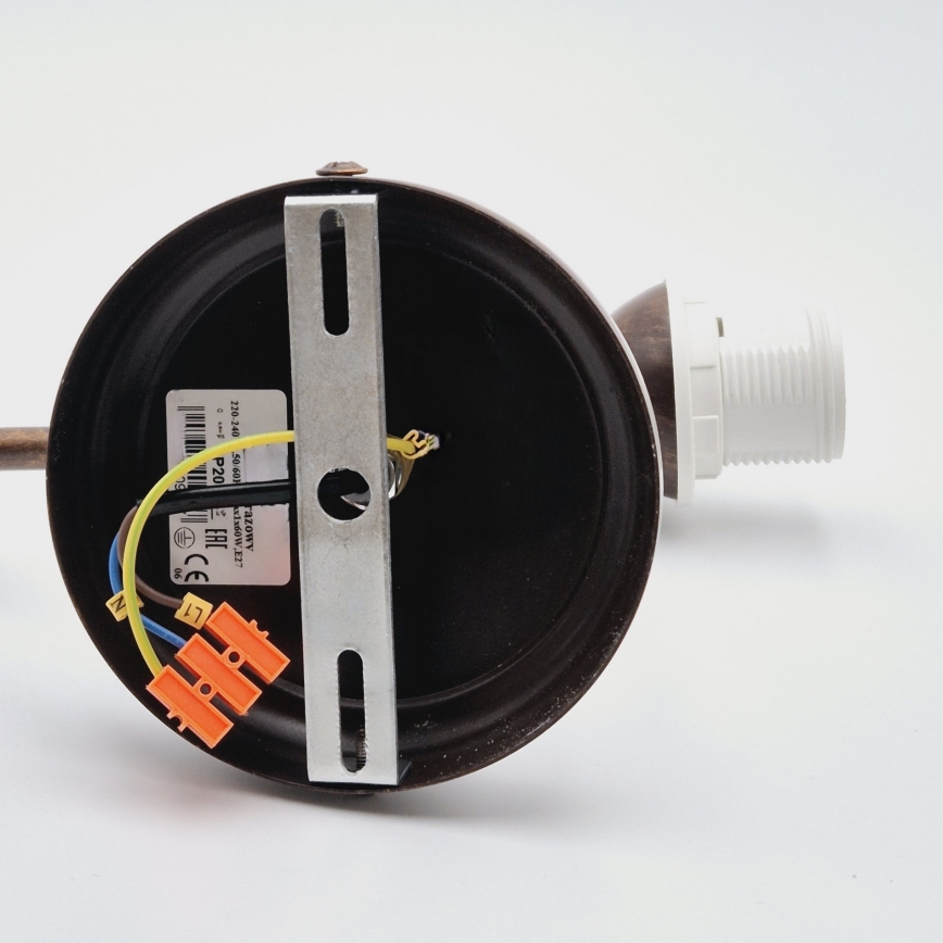 Candeeiro de parede RETRO II 1xE27/60W/230V bronze pátina