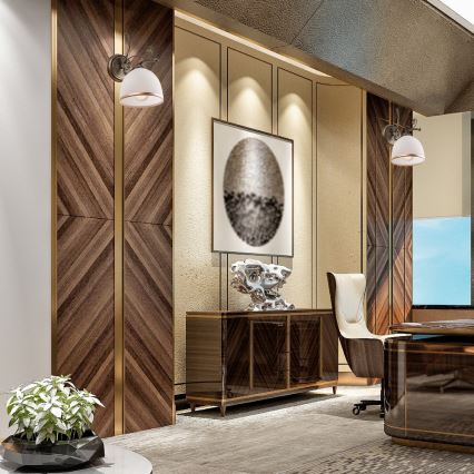 Candeeiro de parede RETRO II 1xE27/60W/230V dourado pátina