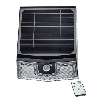 Candeeiro de parede solar LED com sensor de movimento e anoitecer TRANSFORMER LED/7W/3,7V IP65 + comando