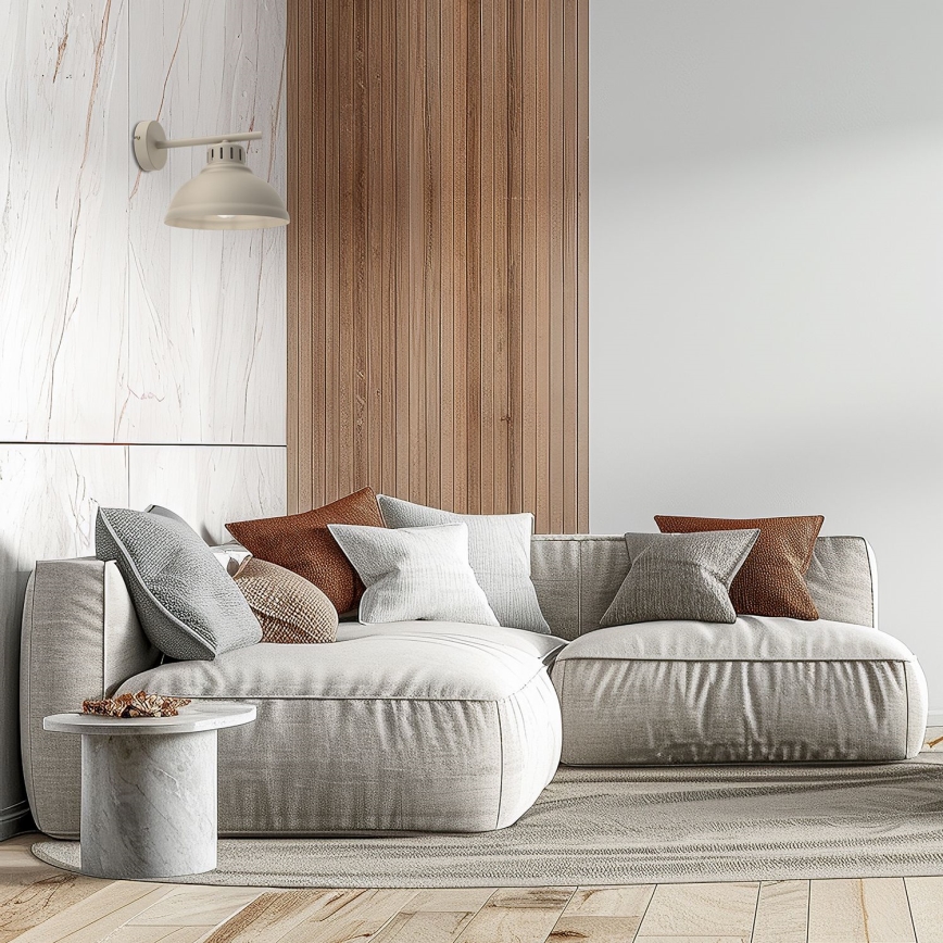 Candeeiro de parede SVEN 1xE27/15W/230V bege