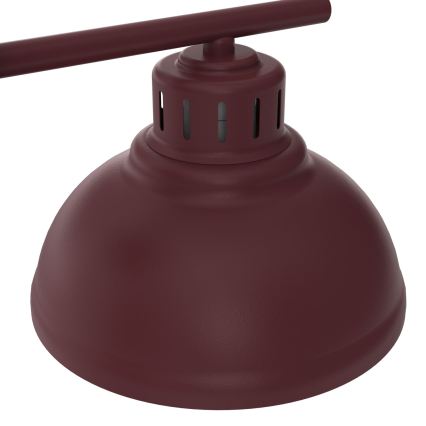 Candeeiro de parede SVEN 1xE27/15W/230V bordô