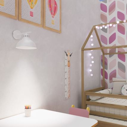 Candeeiro de parede SVEN 1xE27/15W/230V branco