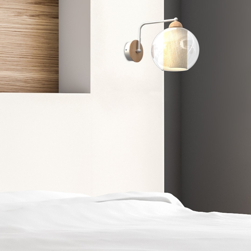 Candeeiro de parede TELA 1xE27/60W/230V