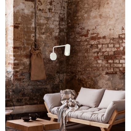 Candeeiro de parede TINA 1xGU10/15W/230V branco