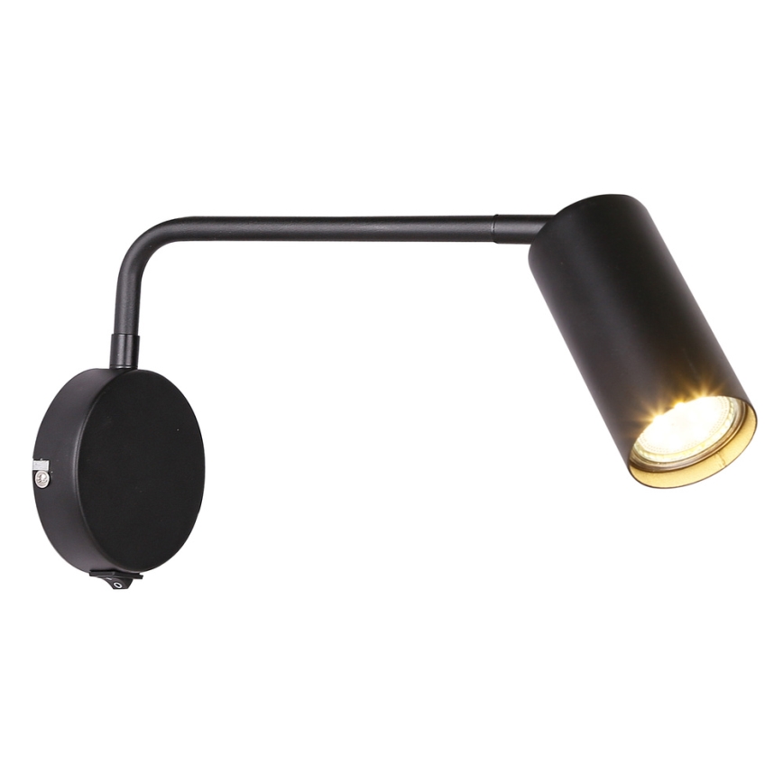 Candeeiro de parede TINA 1xGU10/15W/230V preto