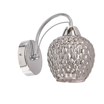 Candeeiro de parede TOBIAS 1xE27/40W/230V cromado brilhante