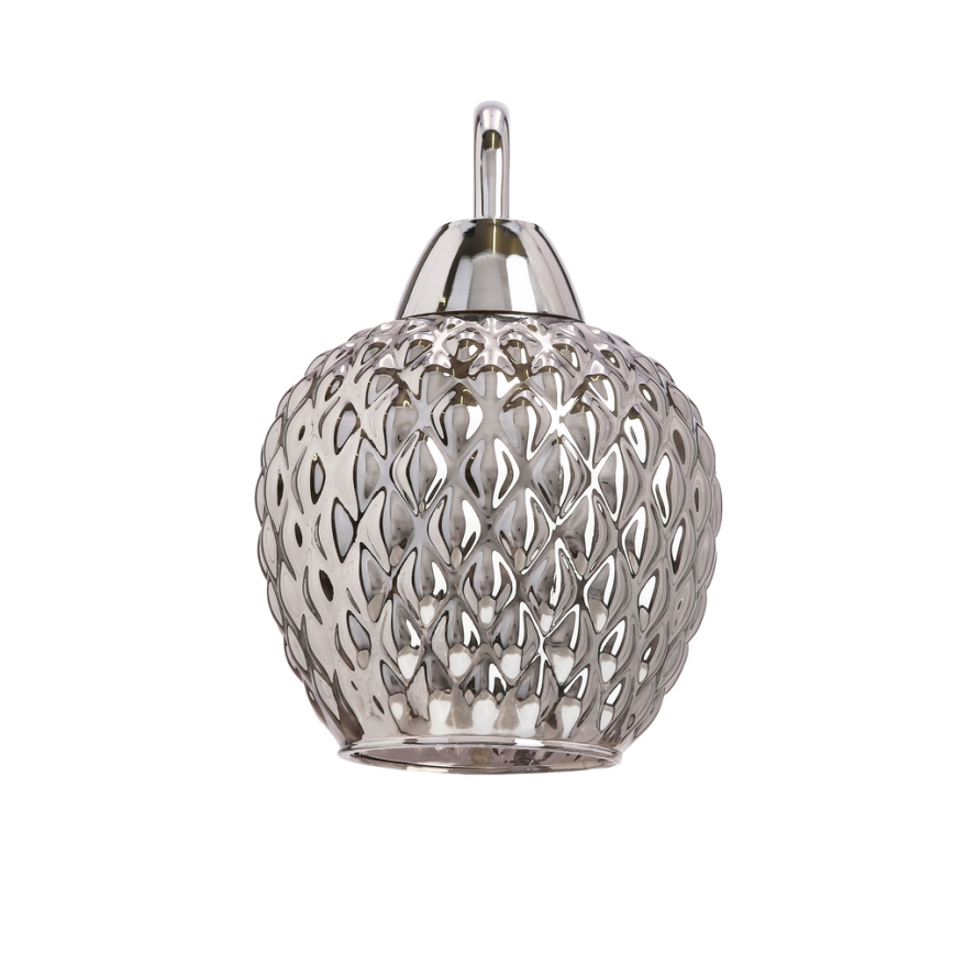 Candeeiro de parede TOBIAS 1xE27/40W/230V cromado brilhante