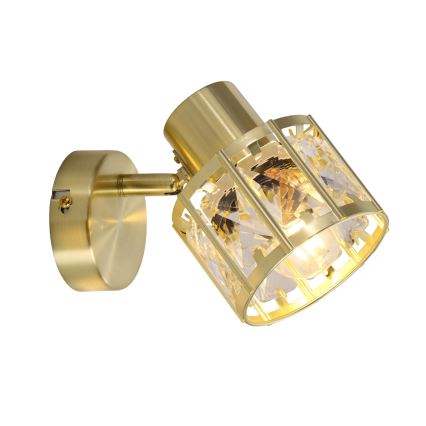Candeeiro de parede ZAHARA 1xE27/10W/230V dourado