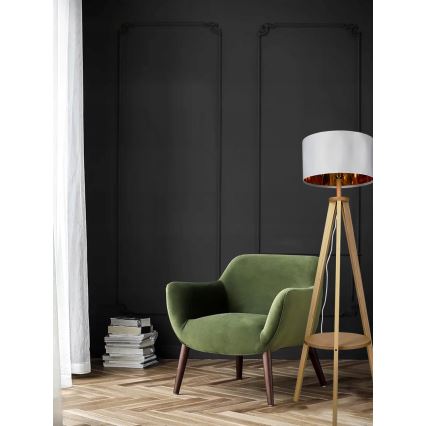 Candeeiro de pé 1xE27/40W/230V branco