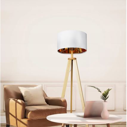 Candeeiro de pé 1xE27/40W/230V branco