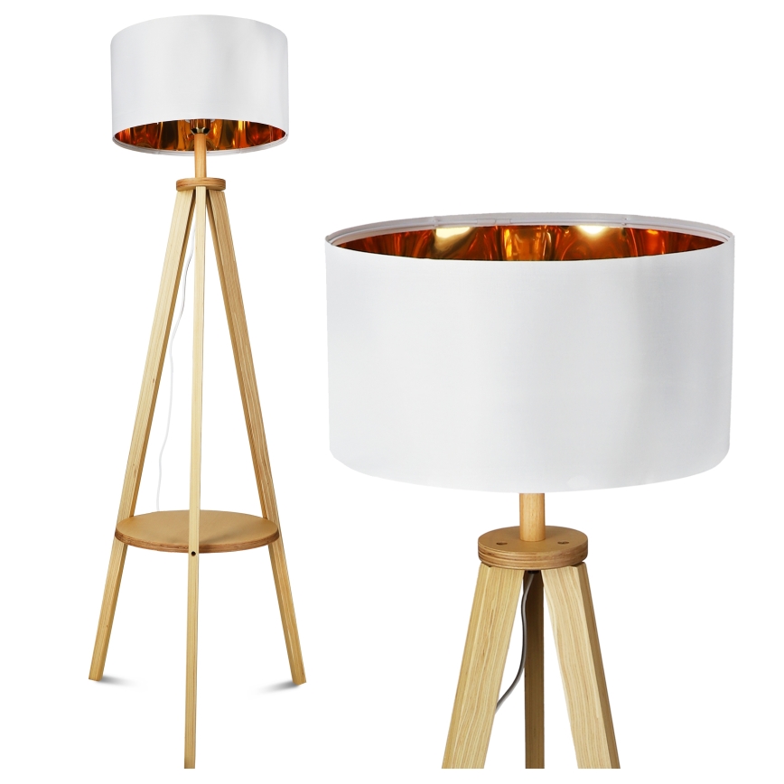 Candeeiro de pé 1xE27/40W/230V branco