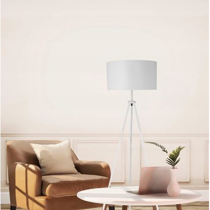 Candeeiro de pé 1xE27/40W/230V branco