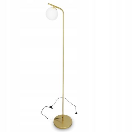 Candeeiro de pé 1xE27/40W/230V dourado/branco