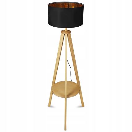 Candeeiro de pé 1xE27/40W/230V preto