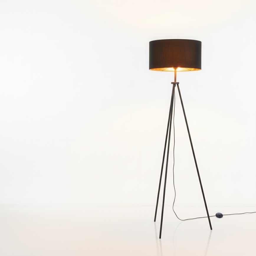 Candeeiro de pé 1xE27/40W/230V preto