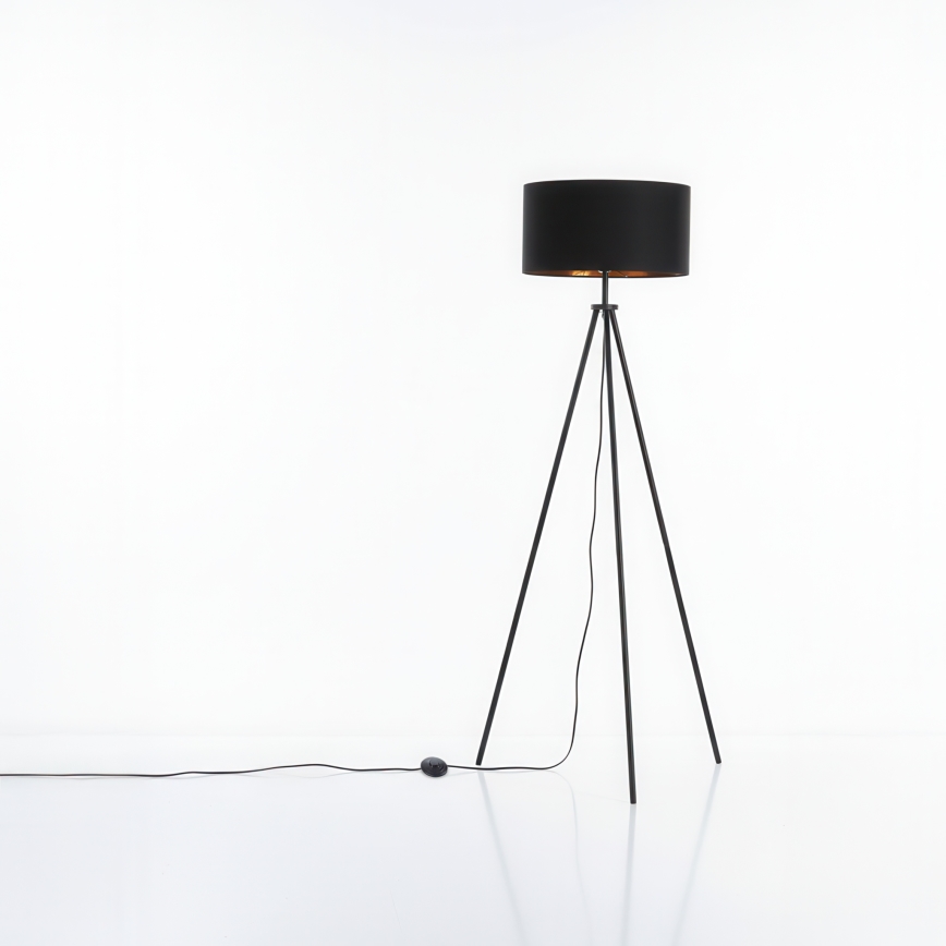 Candeeiro de pé 1xE27/40W/230V preto