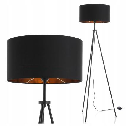 Candeeiro de pé 1xE27/40W/230V preto