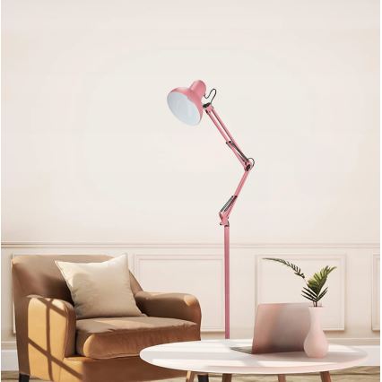 Candeeiro de pé 1xE27/40W/230V rosa