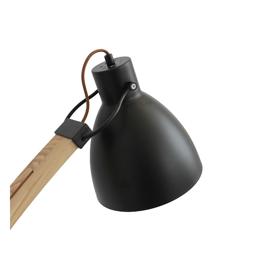 Candeeiro de pé 1xE27/60W/230V freixo/preto