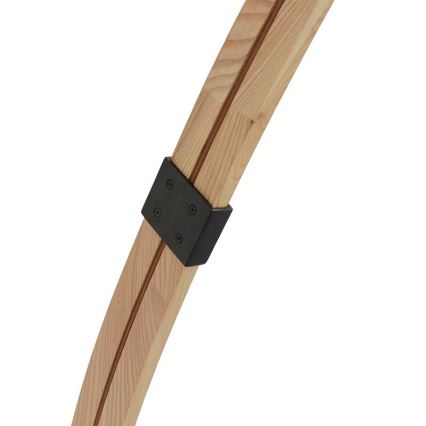 Candeeiro de pé 1xE27/60W/230V freixo/preto