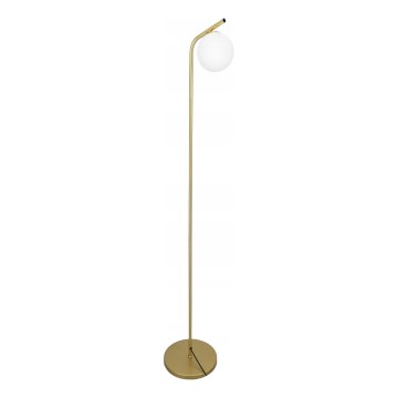 Candeeiro de pé 1xG9/40W/230V dourado/branco