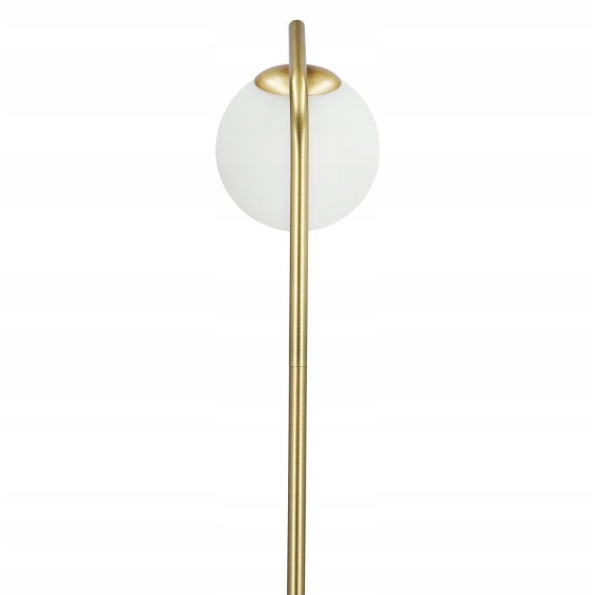 Candeeiro de pé 1xG9/40W/230V dourado/branco