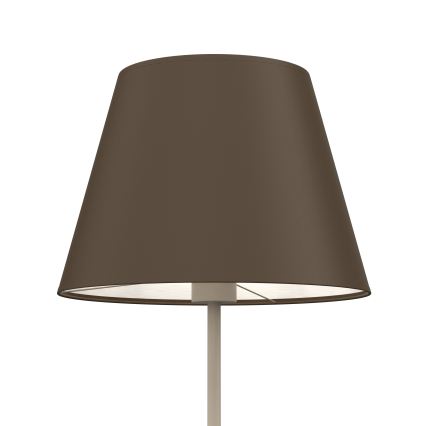 Candeeiro de pé ARDEN 1xE27/15W/230V bege/castanho