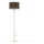 Candeeiro de pé ARDEN 1xE27/15W/230V bege/castanho