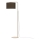 Candeeiro de pé ARDEN 1xE27/15W/230V bege/castanho