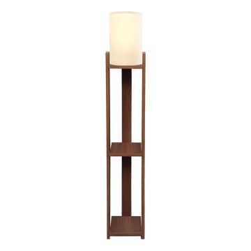 Candeeiro de pé AYD 1xE27/40W/230V castanho/creme