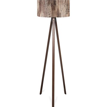 Candeeiro de pé AYD 1xE27/40W/230V castanho