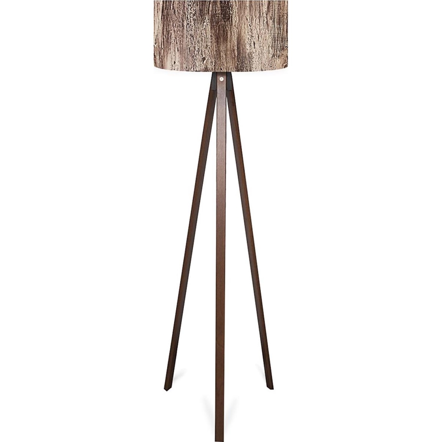 Candeeiro de pé AYD 1xE27/40W/230V castanho