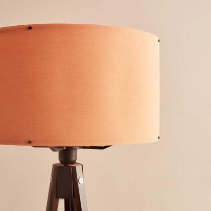 Candeeiro de pé AYD 1xE27/40W/230V castanho/laranja
