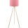 Candeeiro de pé AYD 1xE27/40W/230V rosa/bege