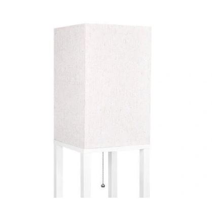 Candeeiro de pé com prateleiras 1xE27/60W/230V branco