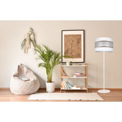 Candeeiro de pé CORAL 1xE27/60W/230V branco