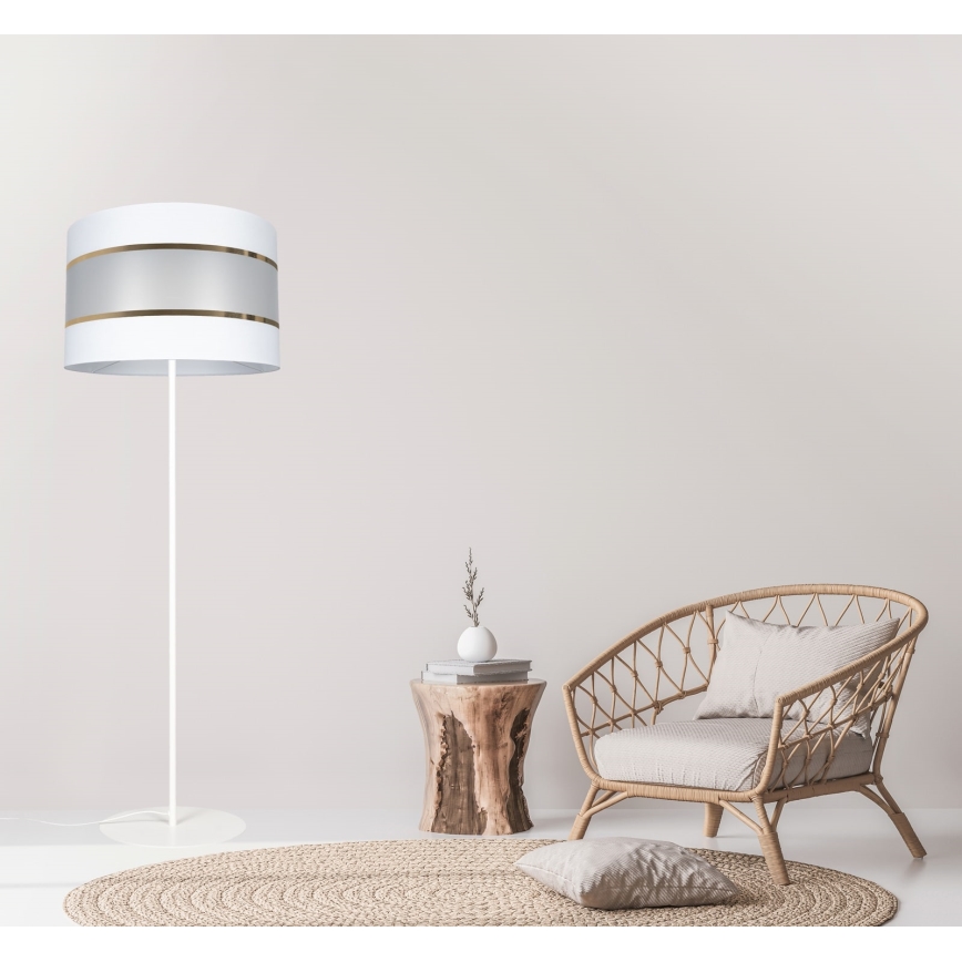 Candeeiro de pé CORAL 1xE27/60W/230V branco