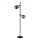 Candeeiro de pé DENSO 2xG9/5W/230V preto cromado/cobre
