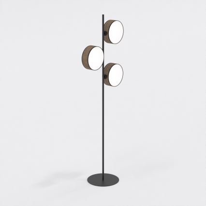 Candeeiro de pé DRUMZ 3xE14/10W/230V castanho