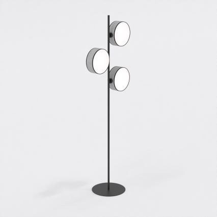 Candeeiro de pé DRUMZ 3xE14/10W/230V cinzento