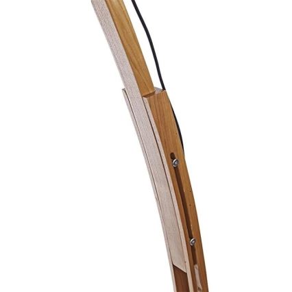 Candeeiro de pé em madeira maciça/freixo 1xE27/60W/230V