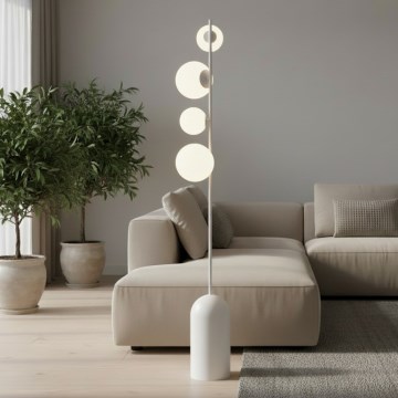 Candeeiro de pé ETNO 4xG9/8W/230V branco