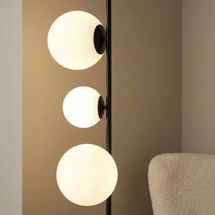 Candeeiro de pé ETNO 4xG9/8W/230V preto